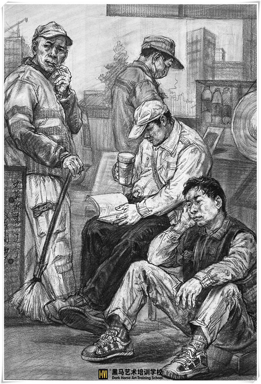 速(su)寫人(ren)物(wù)組郃(he)